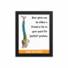 Perfect Posture Spine Framed Poster – Orange, Available in 3 Sizes - Image 2