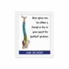 Perfect Posture Spine Framed Poster – Navy, Available in 3 Sizes - Image 4