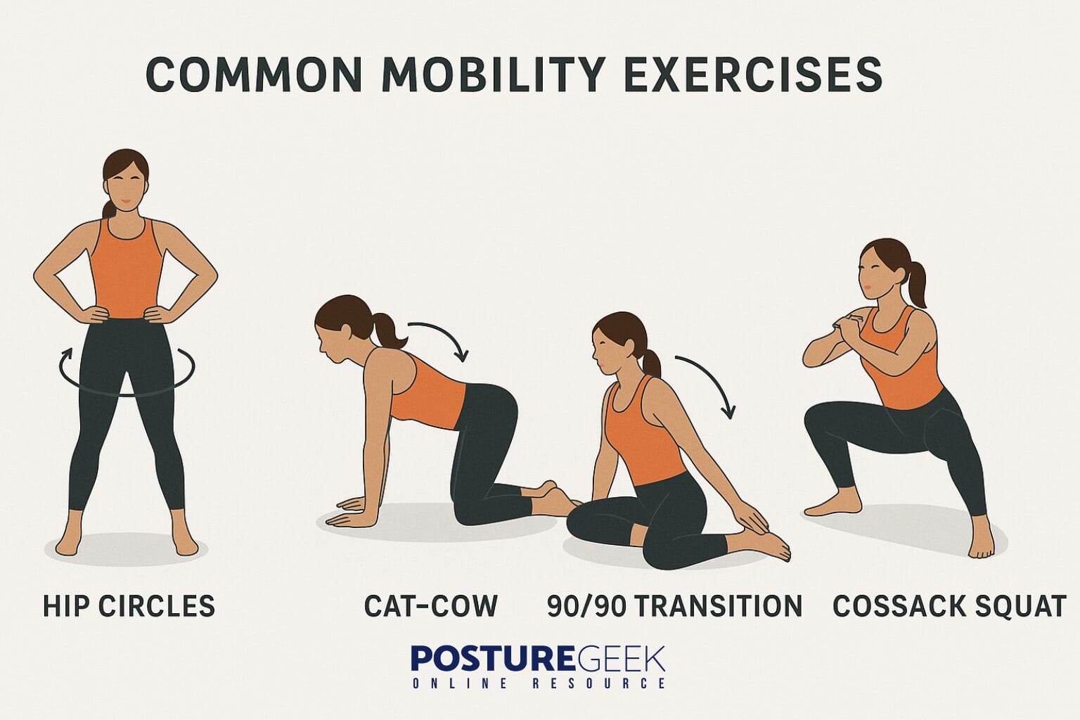 Common Mobility Exercises PostureGeek